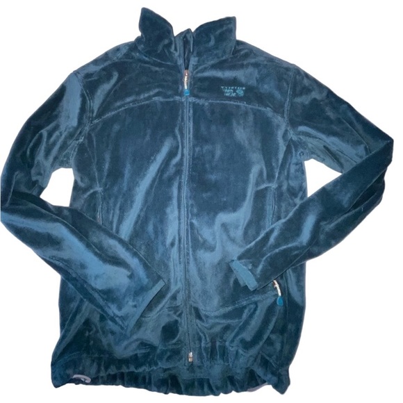 Mountain Hardwear Polartech high loft jacket. Teal Large